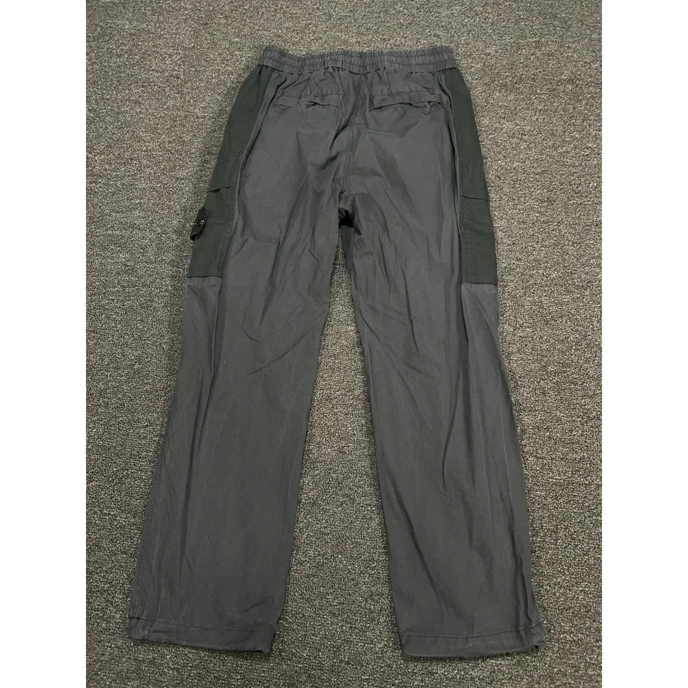 Stone Island Cargo‎ Pants Joggers Men's Large Gray Drawstrings Cotton Utility